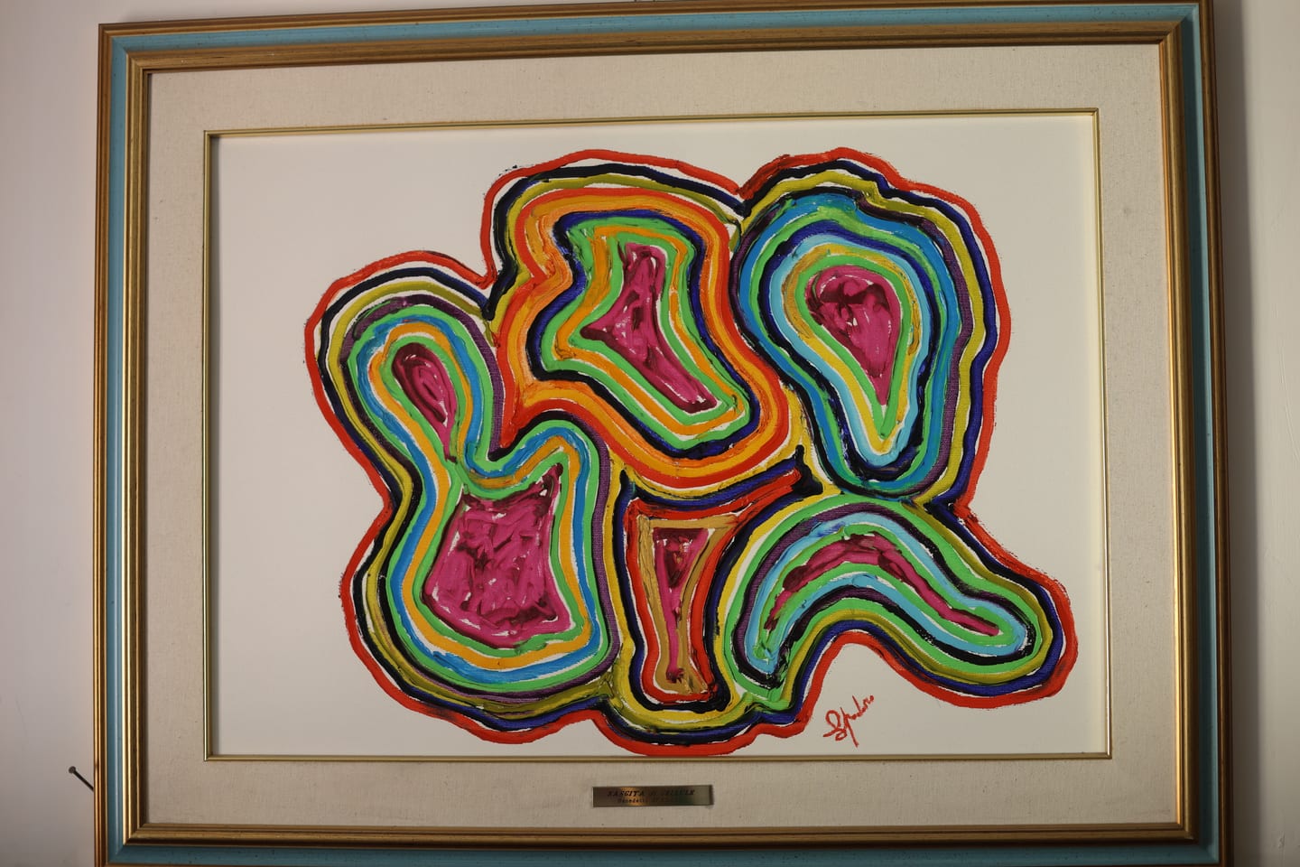 Senza titolo — olio su tela — 50 × 70 cm di Benedetto Spadaro