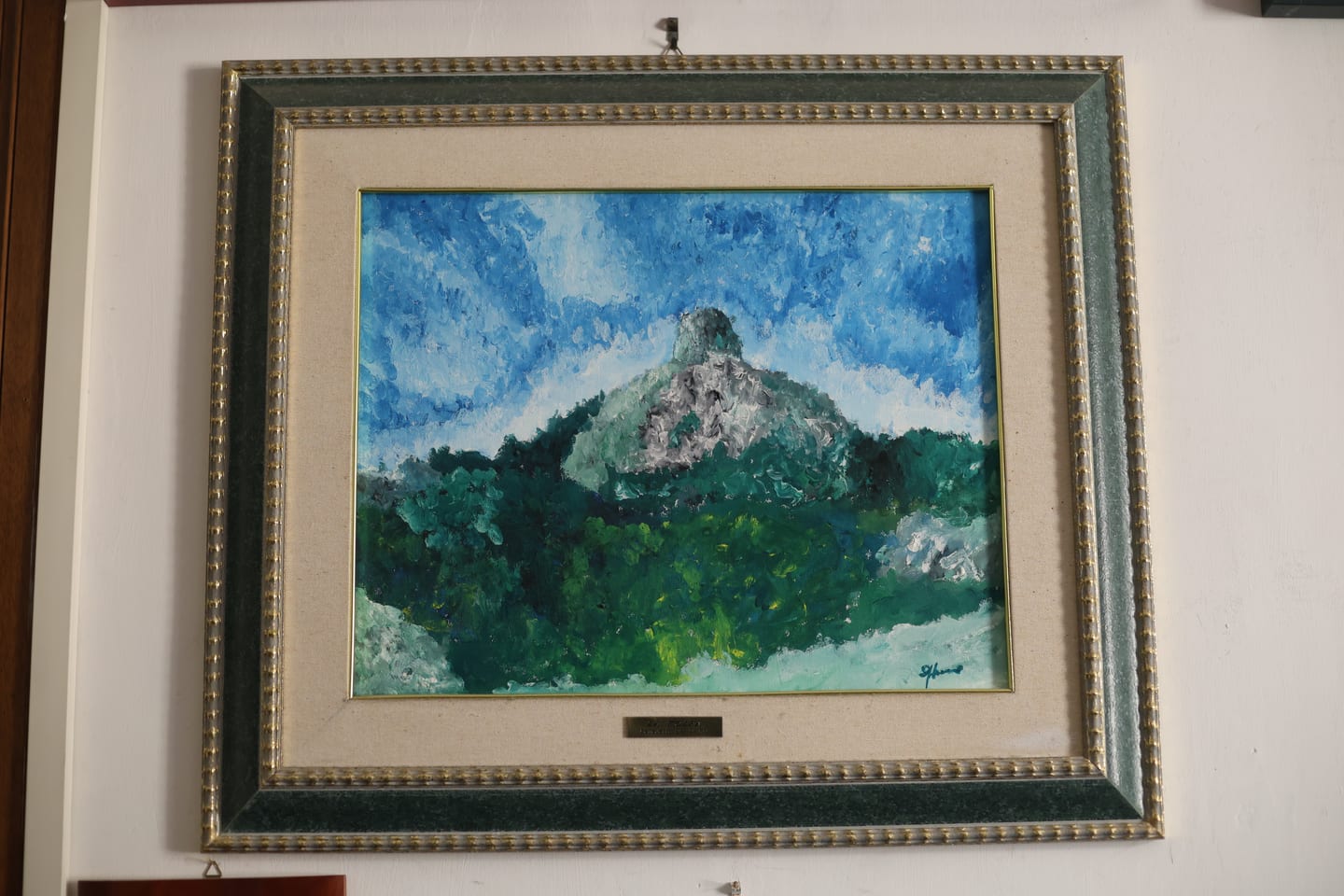 La rocca di Tolfa — olio su tela — 30 × 40 cm di Benedetto Spadaro